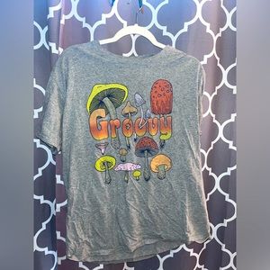Grey Groovy Graphic Tee